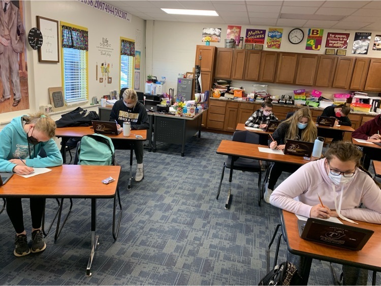 12 students taking individual test