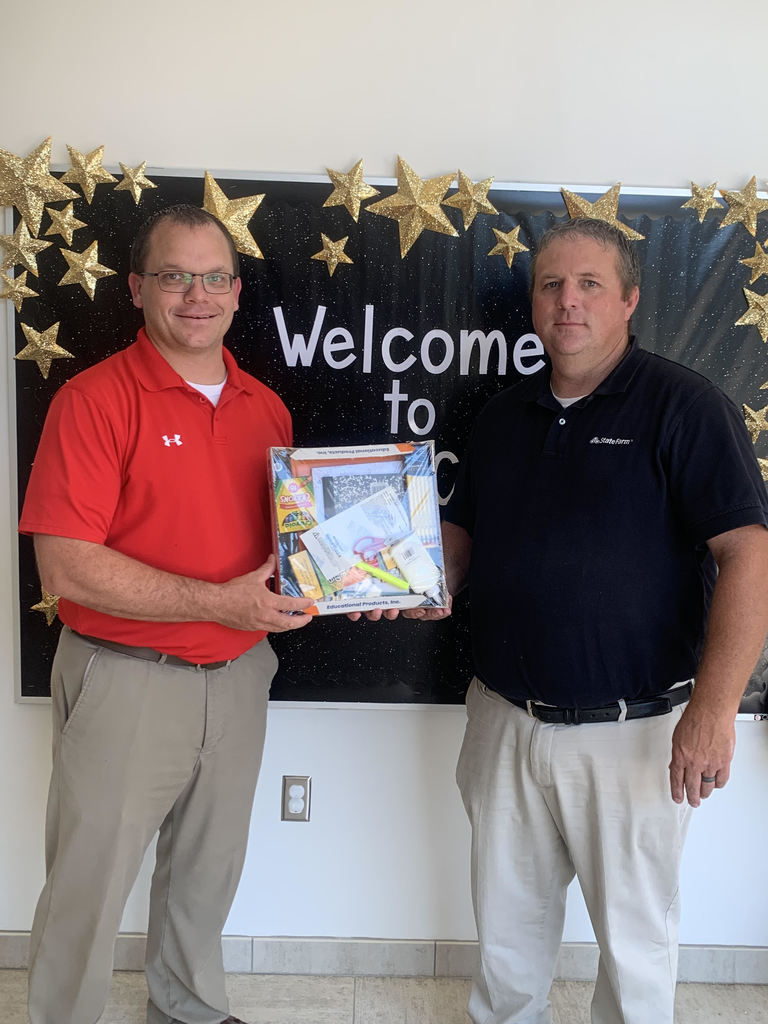 Thank You Tysen Hissong and State Farm Insurance  For Donating School Supplies to Thayer Central Elementary School!
