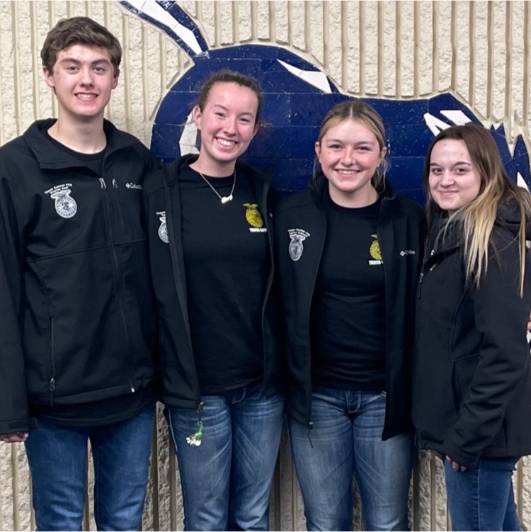 Floriculture team of Bradley, Taivry, Caitlyn and Abby! π
